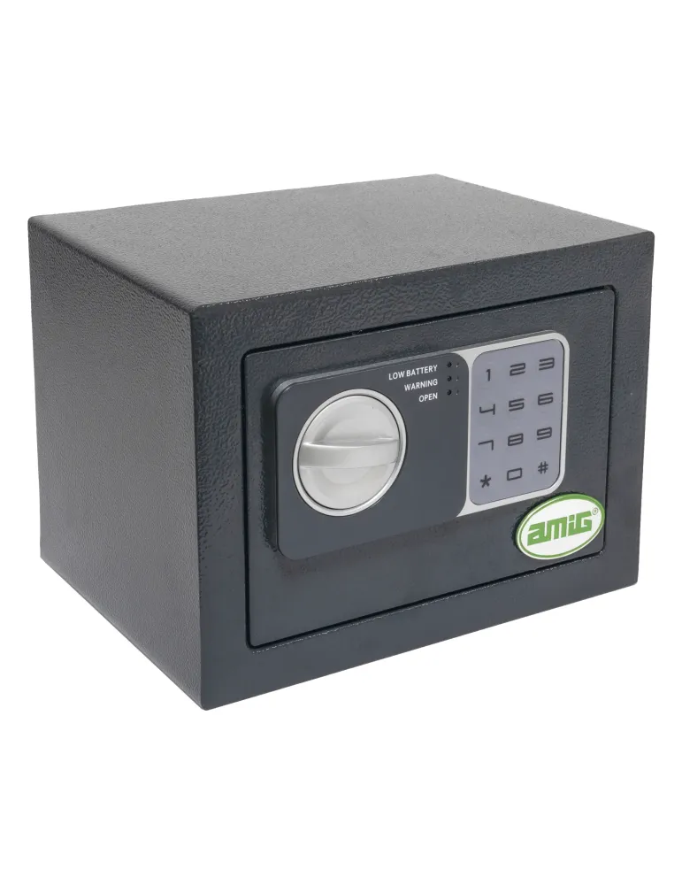 Caja fuerte TOPSECURE-M - 230 x 170 x 170 mm - Acero - Gris