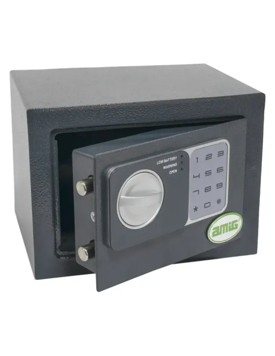 Caja fuerte TOPSECURE-M - 230 x 170 x 170 mm - Acero - Gris
