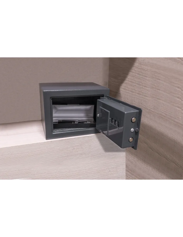 Caja fuerte TOPSECURE-M - 230 x 170 x 170 mm - Acero - Gris