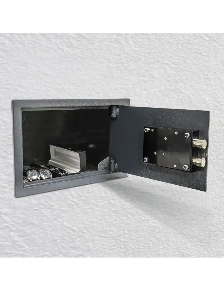 Caja fuerte TOPSECURE-W - 300 x 150 x 200 mm - Acero - Gris