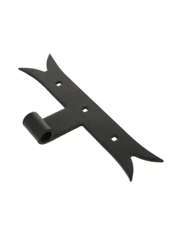 Gozne T gótico 4400 - 240 x 35 x 4 mm - Acero - Negro 2