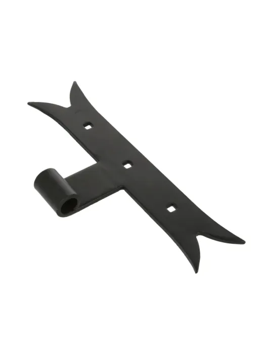 Gozne T gótico 4400 - 240 x 35 x 4 mm - Acero - Negro