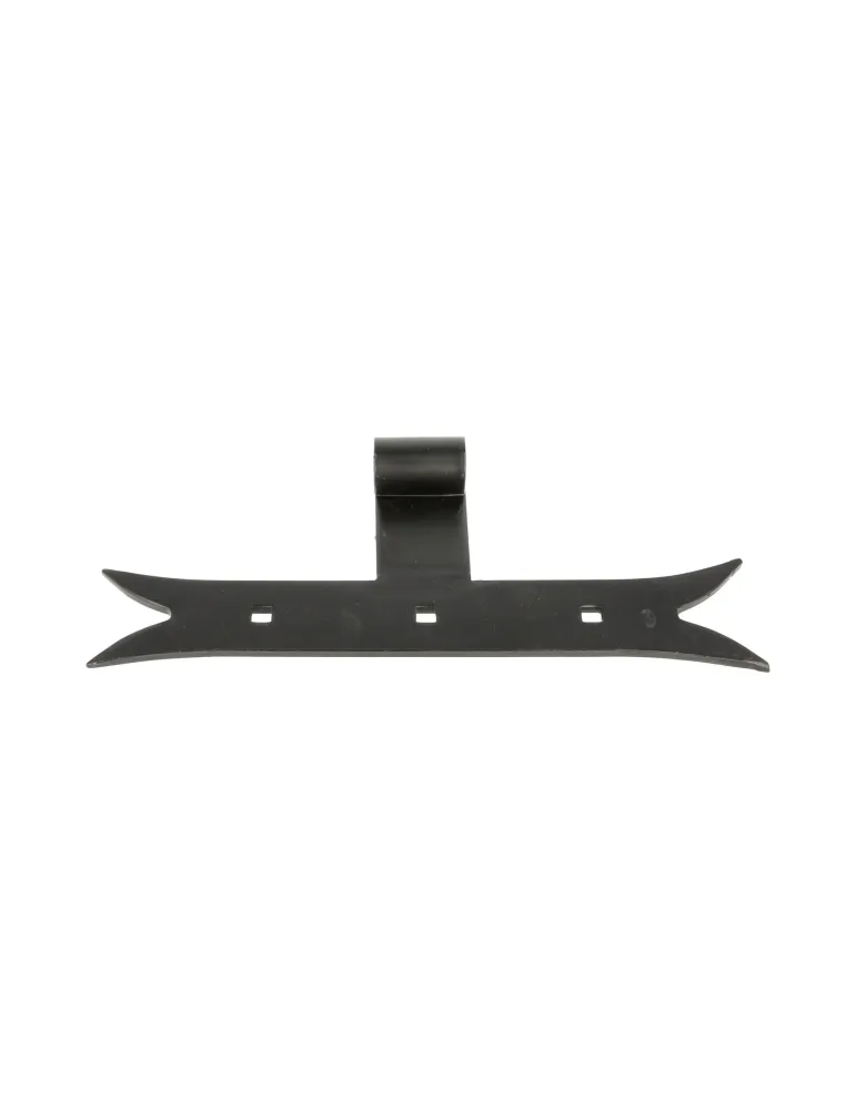 Gozne T gótico 4400 - 240 x 35 x 4 mm - Acero - Negro