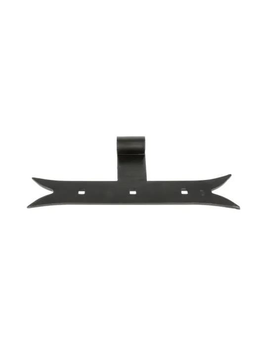 Gozne T gótico 4400 - 240 x 35 x 4 mm - Acero - Negro
