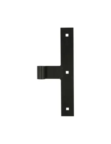 Gozne T simple 4500 - 240 x 35 x 4 mm - Acero - Negro