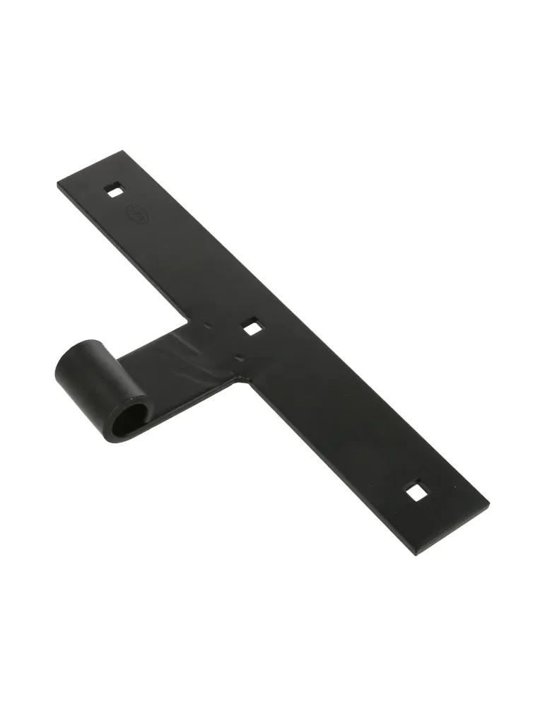 Gozne T simple 4500 - 240 x 35 x 4 mm - Acero - Negro