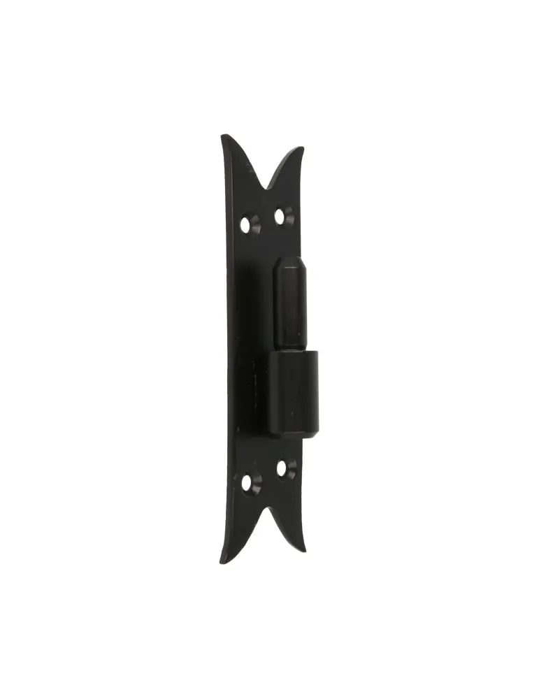 Pernio placa gótico 4800 - 170 x 50 x 4 mm - Acero - Negro