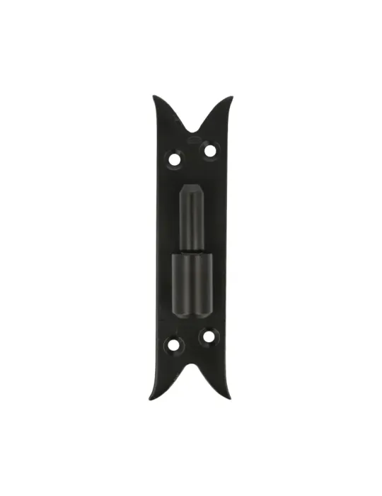 Pernio placa gótico 4800 - 170 x 50 x 4 mm - Acero - Negro