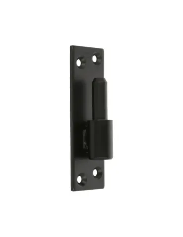 Pernio placa simple 4900 - 130 x 40 x 4 mm - Acero - Negro