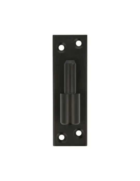 Pernio placa simple 4900 - 130 x 40 x 4 mm - Acero - Negro
