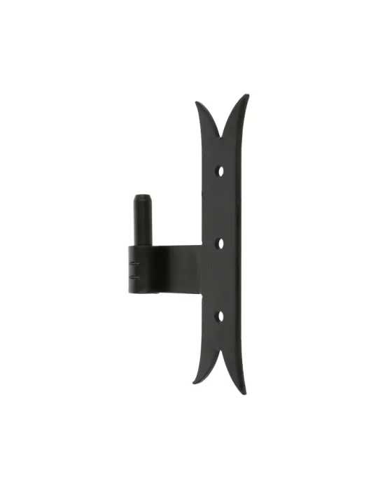 Pernio T gótico 5000 - 200 x 35 x 4 mm - Acero - Negro - Derecha