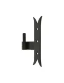 Pernio T gótico 5000 - 200 x 35 x 4 mm - Acero - Negro - Derecha