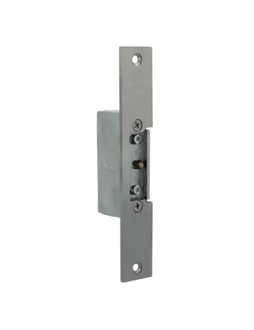 Cerradero eléctrico 10 - 150 x 25 x 3 mm - Acero inoxidable 18/8 - Mate