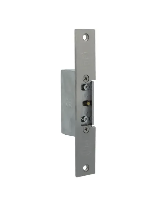 Cerradero eléctrico 10 - 150 x 25 x 3 mm - Acero inoxidable 18/8 - Mate