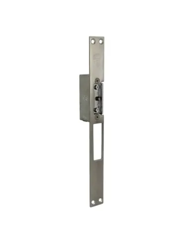 Cerradero eléctrico 30 - 250 x 25 x 3 mm - Acero inoxidable 18/8 - Mate