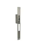 Cerradero eléctrico 30 - 250 x 25 x 3 mm - Acero inoxidable 18/8 - Mate