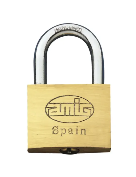 Candado alta seguridad 120 - 60 mm - Latón - Mate