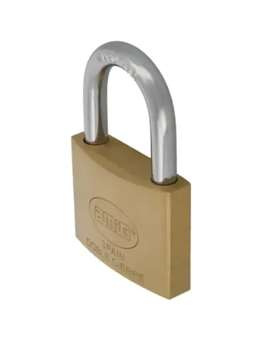 Candado alta seguridad 120 - 60 mm - Latón - Mate 2