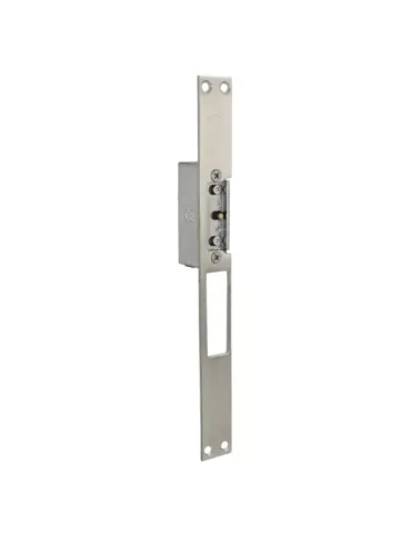 Cerradero eléctrico 31 - 250 x 25 x 3 mm - Acero inoxidable 18/8 - Mate
