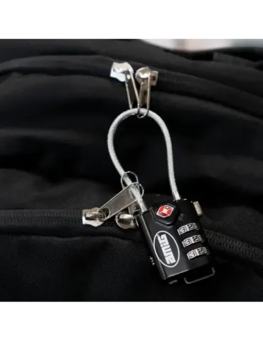 Candado combinación 82TSA - 30 mm - Zamak - Negro 2
