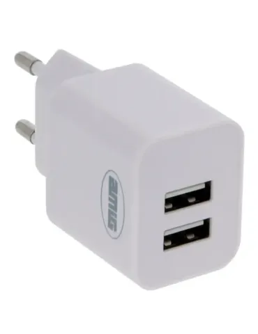 Cargador 2 puertos USB 3214 - Polipropileno - Blanco