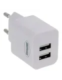 Cargador 2 puertos USB 3214 - Polipropileno - Blanco