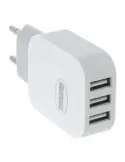 Cargador 3 puertos USB 3215 - Polipropileno - Blanco