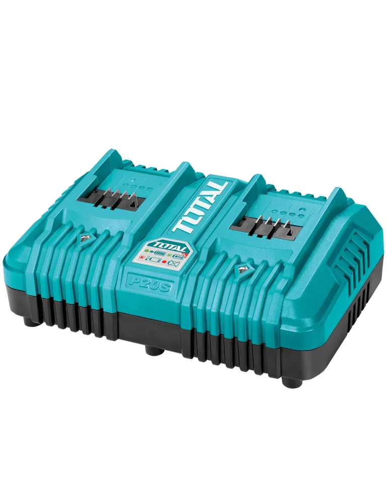 Cargador rápido doble TCLI2034E - 20 V