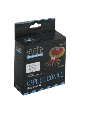 Cepillo cónico 36410 - 100 x 0,5 x 22 mm - Alambre - Templado 2