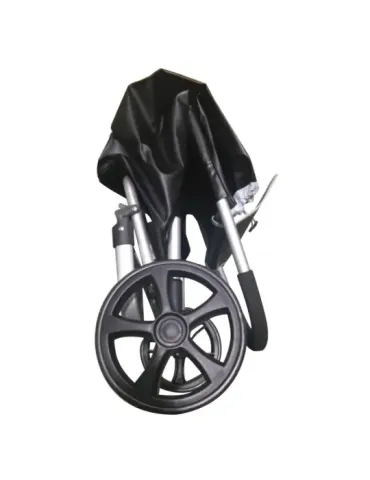 Carro compra plegable 6 - Aluminio - Negro