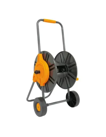 Carro portamangueras R46 - 1/2'' - 60 m - Polipropileno - Naranja-Gris