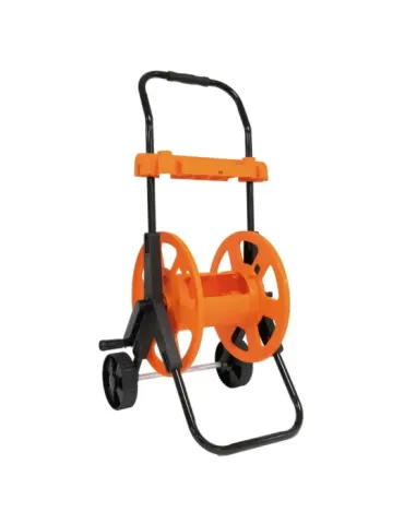 Carro portamangueras R47 - 1/2'' - 60 m - Polipropileno - Naranja-Gris