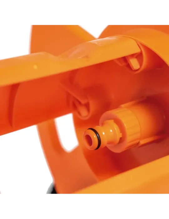 Carro portamangueras R47 - 1/2'' - 60 m - Polipropileno - Naranja-Gris