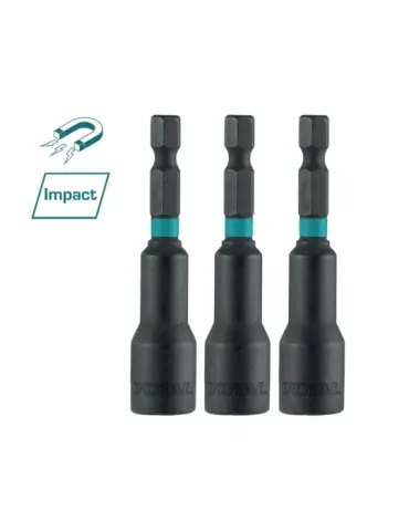 Casquillos magnéticos de 1/4'' TAC2703431 - 65 mm