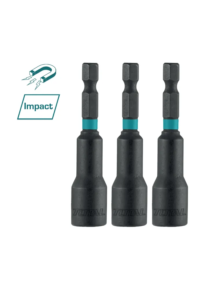 Casquillos magnéticos de 1/4'' TAC2703431 - 65 mm