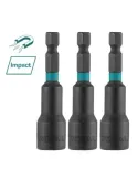 Casquillos magnéticos de impacto de 1/4'' TAC271031 - 65 mm