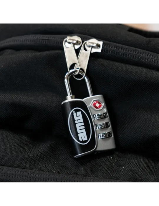 Candado combinación 81TSA - 32 mm - Zamak - Gris-negro