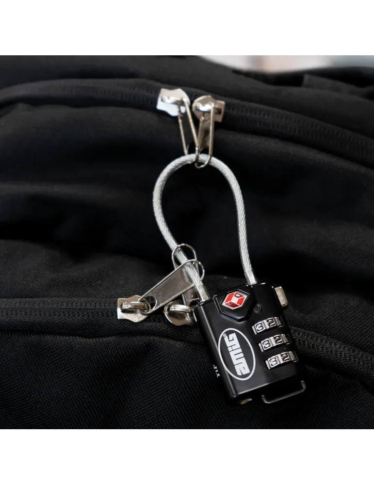 Candado combinación 82TSA - 30 mm - Zamak - Negro