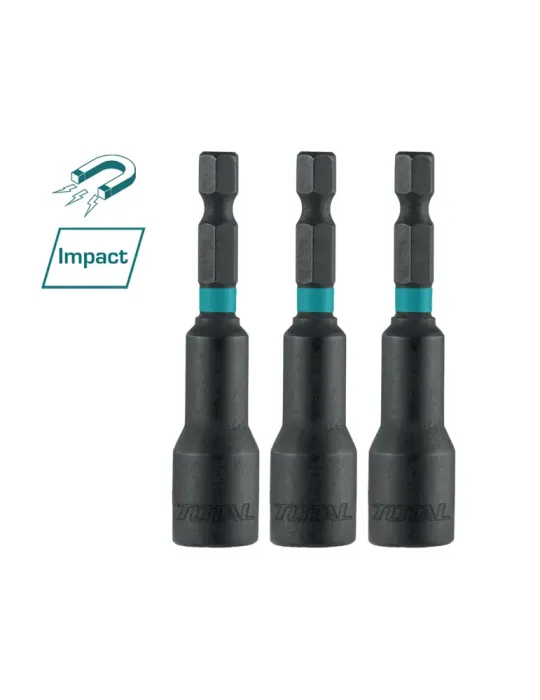 Casquillos magnéticos de 1/4'' TAC2703431 - 65 mm
