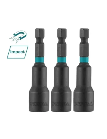 Casquillos magnéticos de impacto de 1/4'' TAC270831 - 65 mm 2