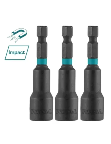 Casquillos magnéticos de impacto de 1/4'' TAC271031 - 65 mm 2