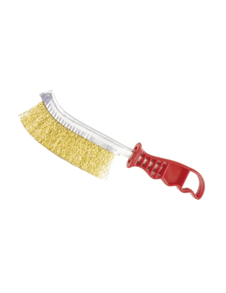 Cepillo manual con mango 33200 - 255 x 123 x 16 x 28 mm - Acero - Latonado