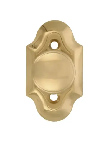Escudo tirador 31 - 60 x 34 mm - Latón - Pulido 2