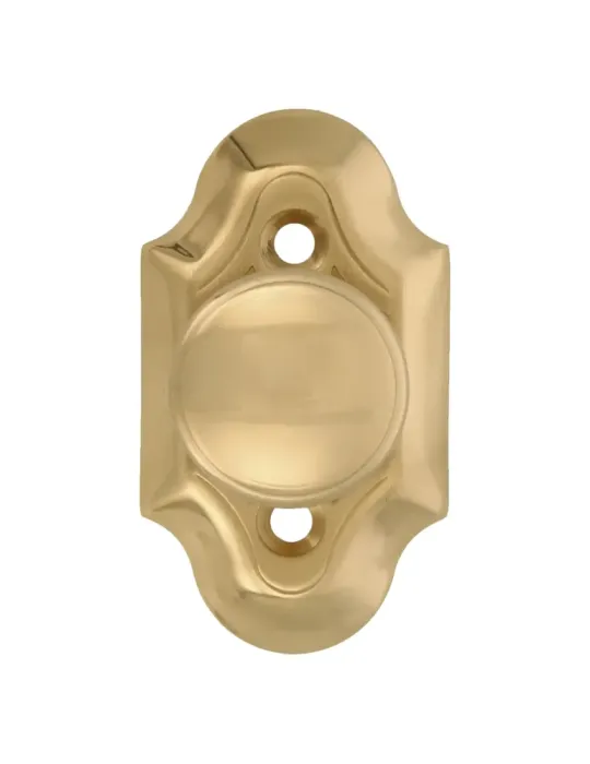 Escudo tirador 31 - 60 x 34 mm - Latón - Pulido