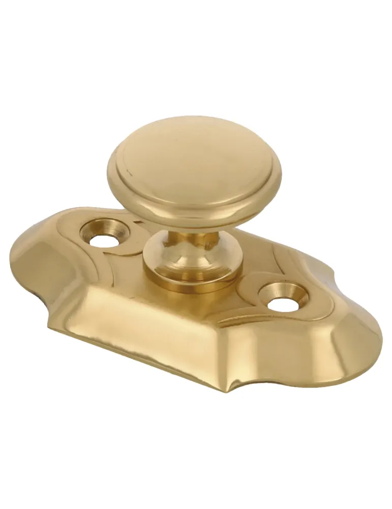 Escudo tirador 31 - 60 x 34 mm - Latón - Pulido