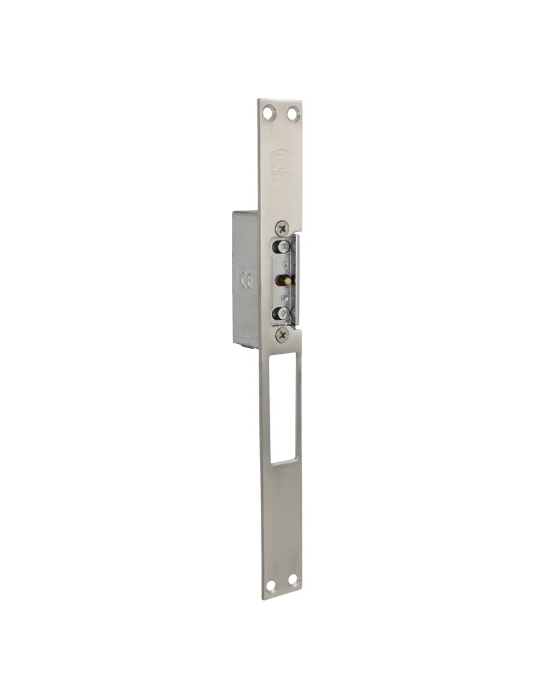 Cerradero eléctrico 31 - 250 x 25 x 3 mm - Acero inoxidable 18/8 - Mate