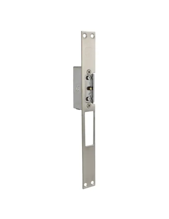 Cerradero eléctrico 31 - 250 x 25 x 3 mm - Acero inoxidable 18/8 - Mate