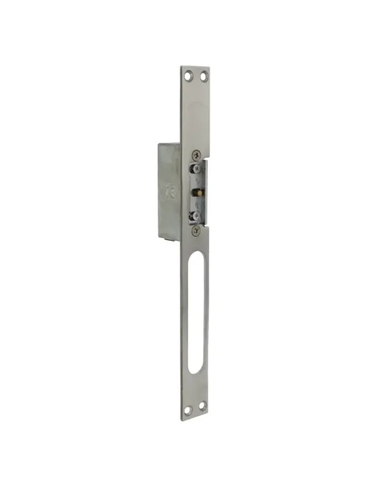 Cerradero eléctrico 40 - 250 x 25 x 3 mm - Acero inoxidable 18/8 - Mate