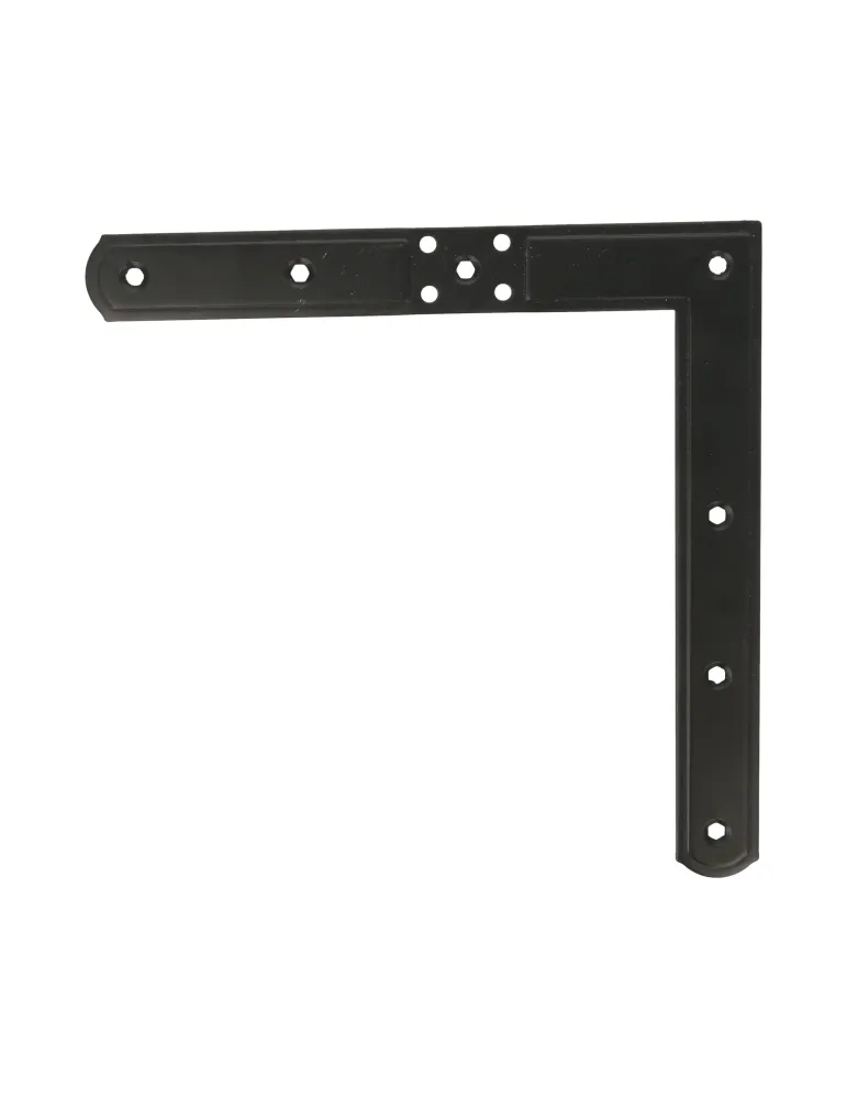 Escuadra 3093 - 220 x 220 mm - Acero - Negro - Izquierda