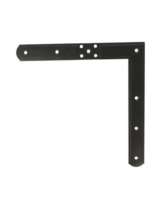 Escuadra 3093 - 220 x 220 mm - Acero - Negro - Izquierda